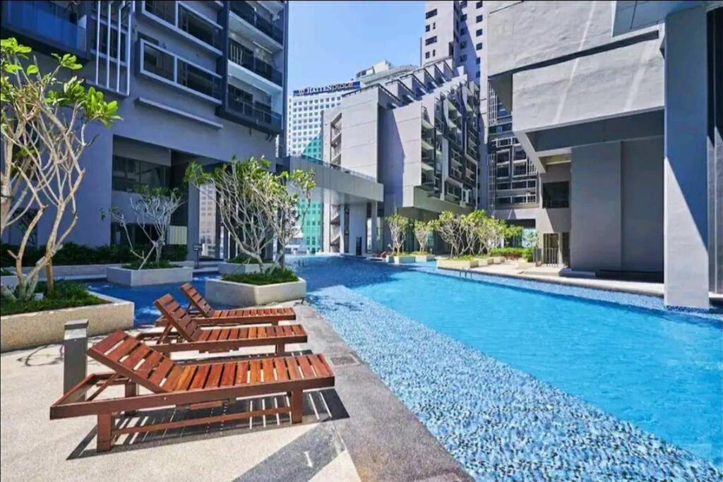 Seaview#Warmth#Netflix#Privatebathtub#Seasideluxurycondo#Imperioresidence Malacca Buitenkant foto
